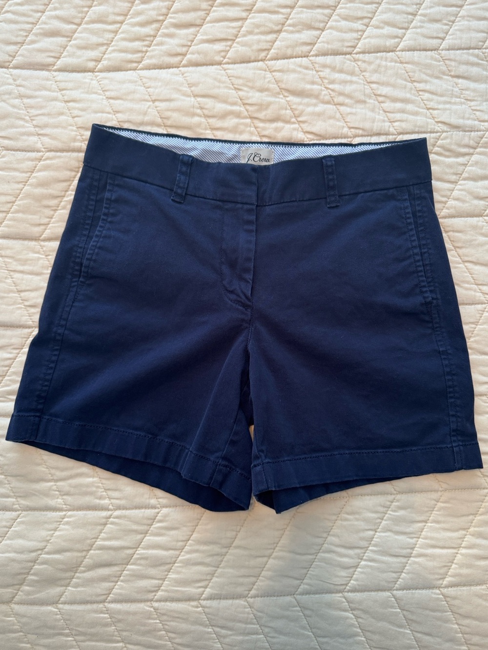 J. Crew Navy Chino Bermuda Shorts